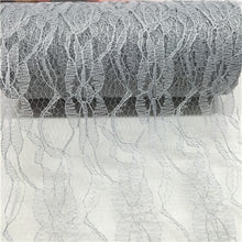Load image into Gallery viewer, Lace Roll Organza Spool Fabric Ribbon 30*910cm Netting Fabric DIY Wedding Event Party Chair Sash Bow Table Runner Decoration
