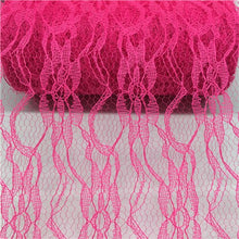 Load image into Gallery viewer, Lace Roll Organza Spool Fabric Ribbon 30*910cm Netting Fabric DIY Wedding Event Party Chair Sash Bow Table Runner Decoration
